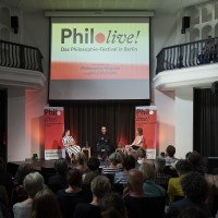 Philo.live! 2024: Meinungsfreiheit: Wer ist hier gekränkt? Oliver Nachtwey und Thea Dorn © Marcus Grahn