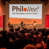 Philo.live! 2024: Individuelle Freiheit – ein Auslaufmodell? Peter Sloterdijk und Christoph Möllers © Ricarda Hinz (Giordano Bruno Stiftung)